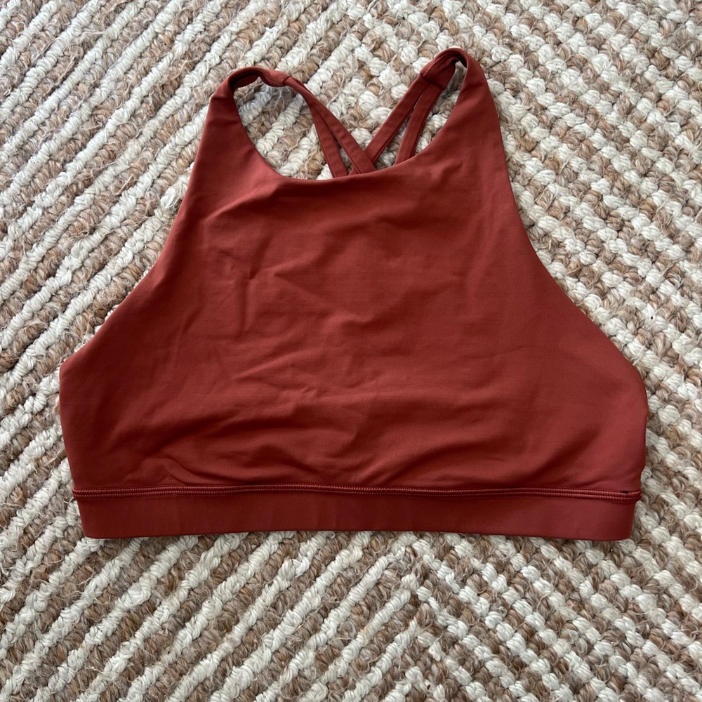 Lululemon Athletica Terracotta Sports Bra size 10